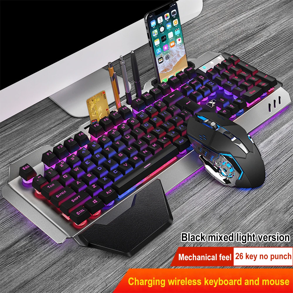 Gaming Keyboard Mini - K680 akumulator 2.4G bezprzewodowy pakiet klawiatura