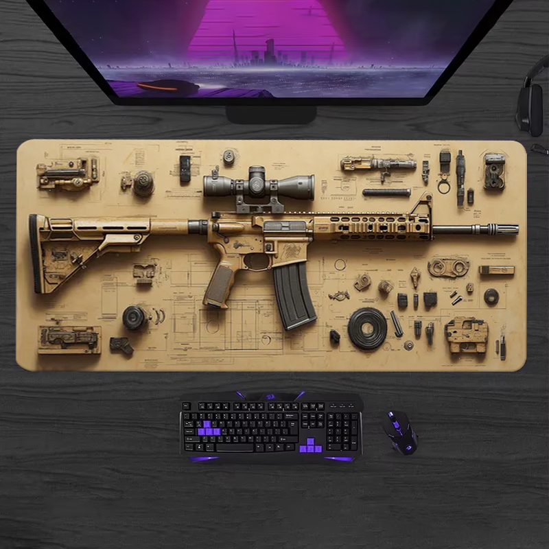 Gaming Keyboard High Ground - Podkładka pod mysz do gier, duża