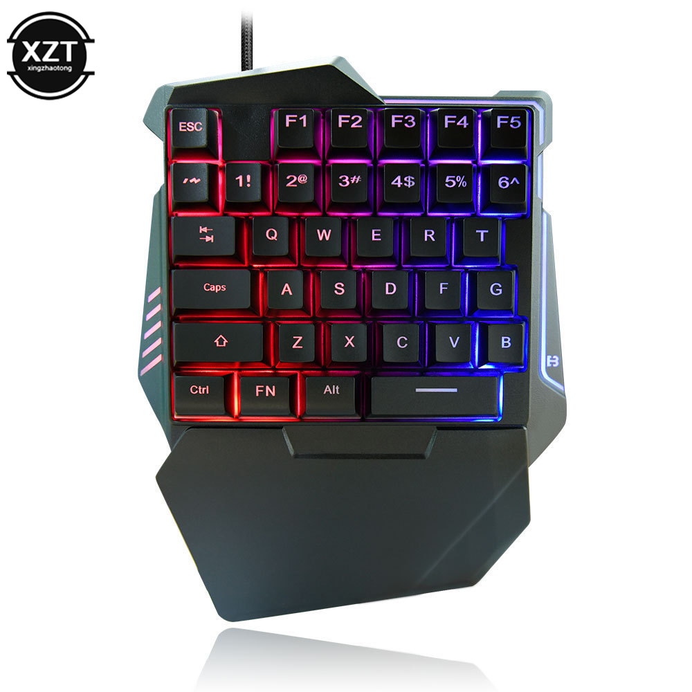 Gaming Keyboard Half - Klawiatura USB Obsługiwana Jedną Ręką Klawiatura
