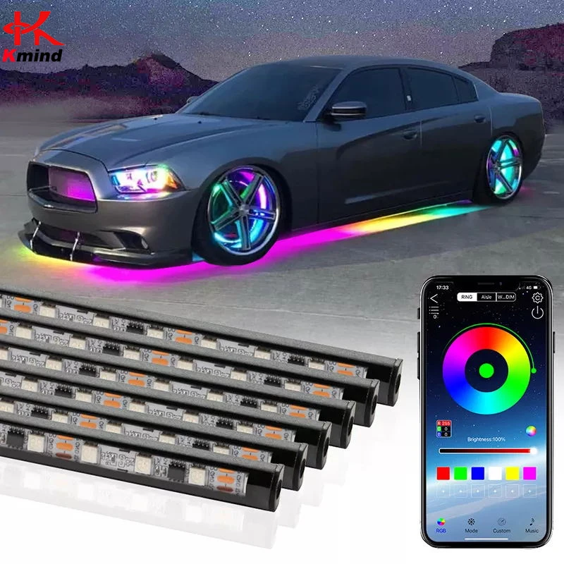 Rgb Underglow Strip - Samochodowe podświetlenie neonowe LED do podwozia,