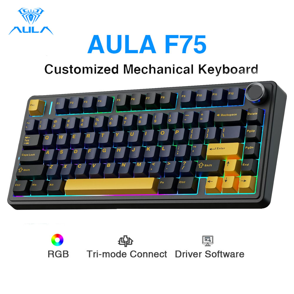 Gaming Keyboard Number Pad - Klawiatura mechaniczna Aula F75, w pełni