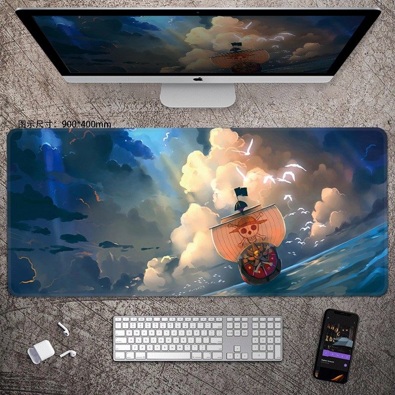 Gaming Keyboard And Mouse - Animowana podkładka pod mysz ONE PIECE,