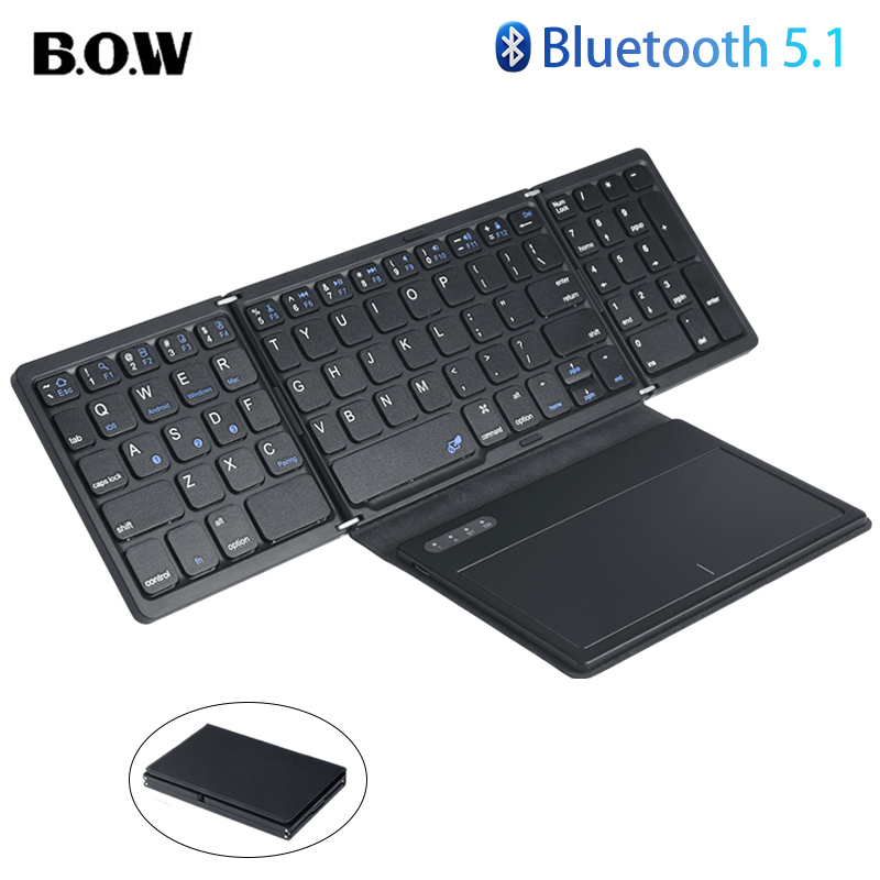 Gaming Keyboard Budget - BOW Składana klawiatura Bluetooth z kieszonką