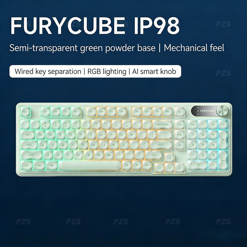 Gaming Keyboard Ip98 - FURYCUBE IP98 Przewodowa Klawiatura Membranowa Gamingowa