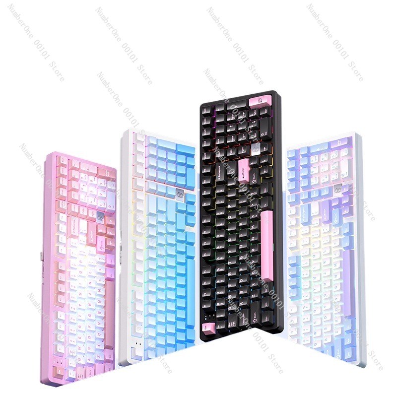 Gaming Keyboard Wireless - Klawiatura mechaniczna ze stopu aluminium, bezprzewodowa