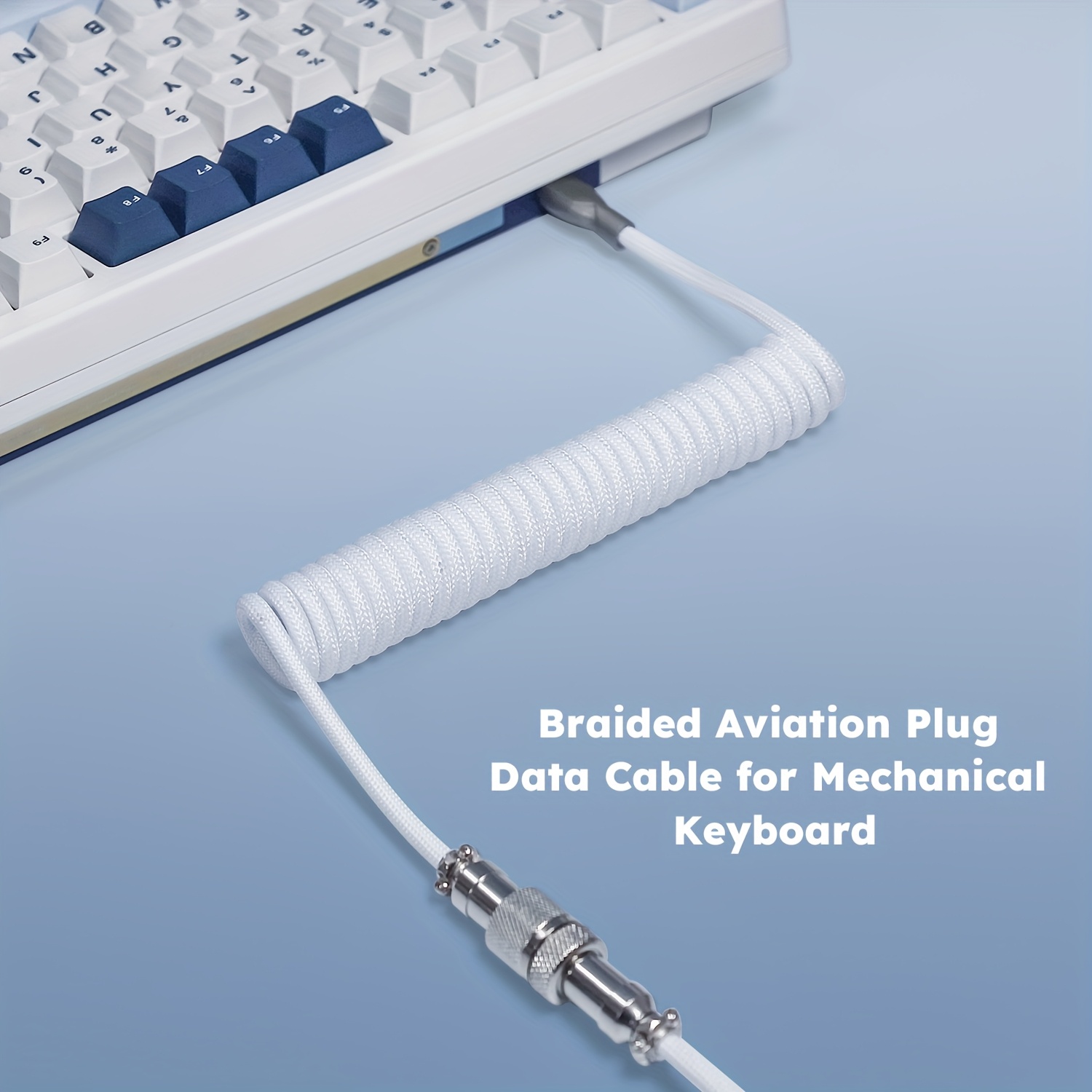 Gaming Keyboard Type C - Kabel spiralny do klawiatury mechanicznej, typ