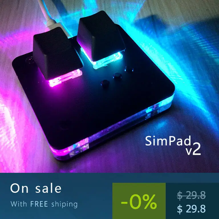 Gaming Keyboard Tester - SimPad OSU Mini klawiatura Tester osi