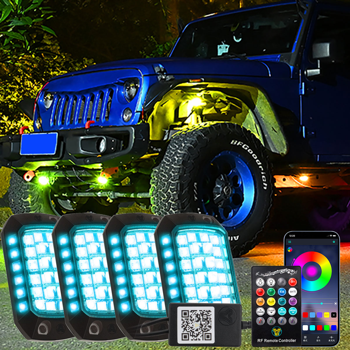 Rgb Underglow Strip - Samochodowa listwa oświetleniowa LED RGB podwozia
