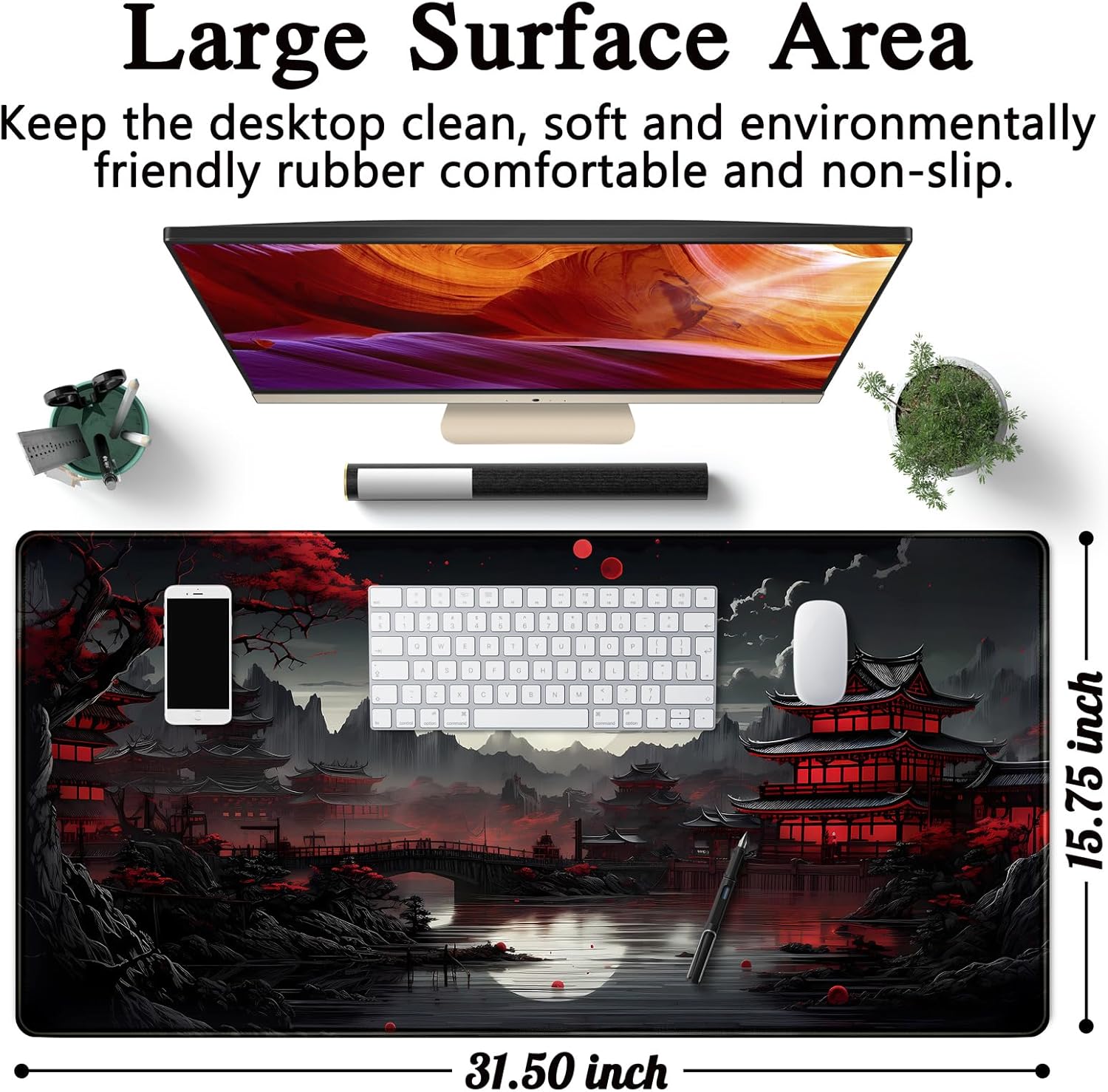 Japońska podkładka na biurko R – Gaming Keyboard And Mouse recenzja i cena