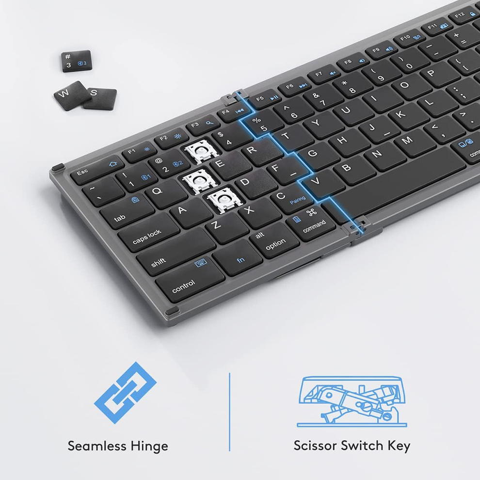 Składana klawiatura Bluetooth  – Gaming Keyboard Budget recenzja i cena