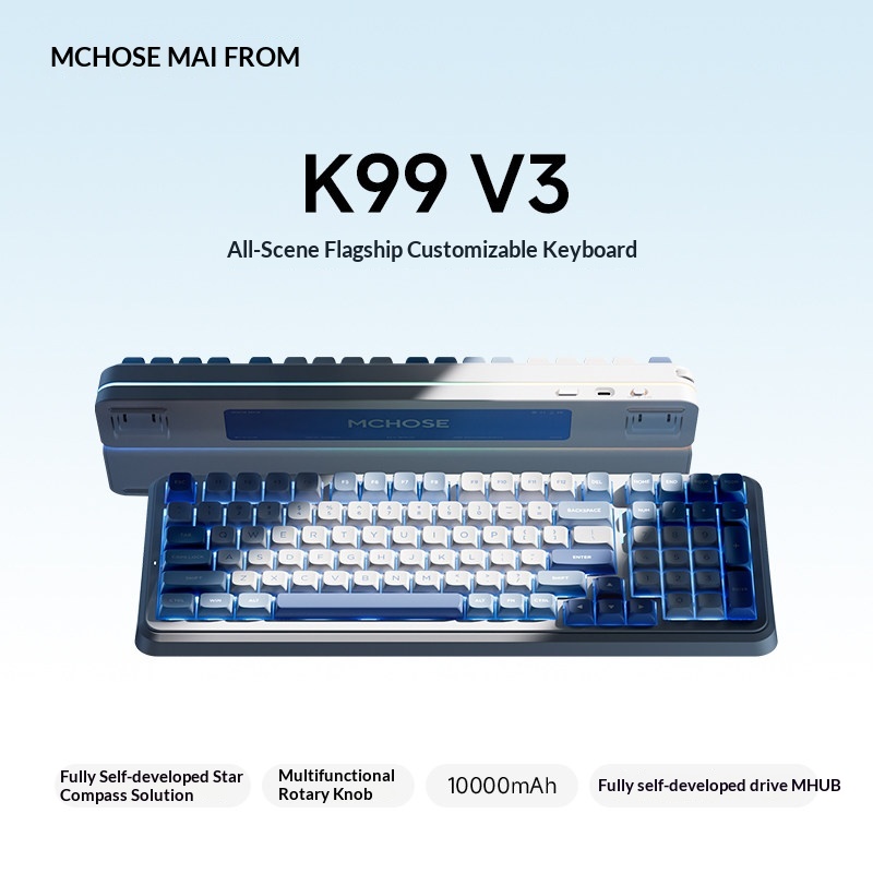 MCHOSE K99 V3 Konfigurowalna K – Gaming Keyboard Wireless recenzja i cena