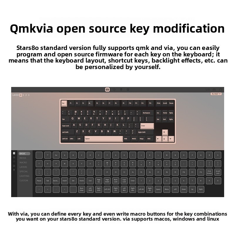 Klawiatura mechaniczna WEIKAV  – Keyboard Gaming Mac recenzja i cena