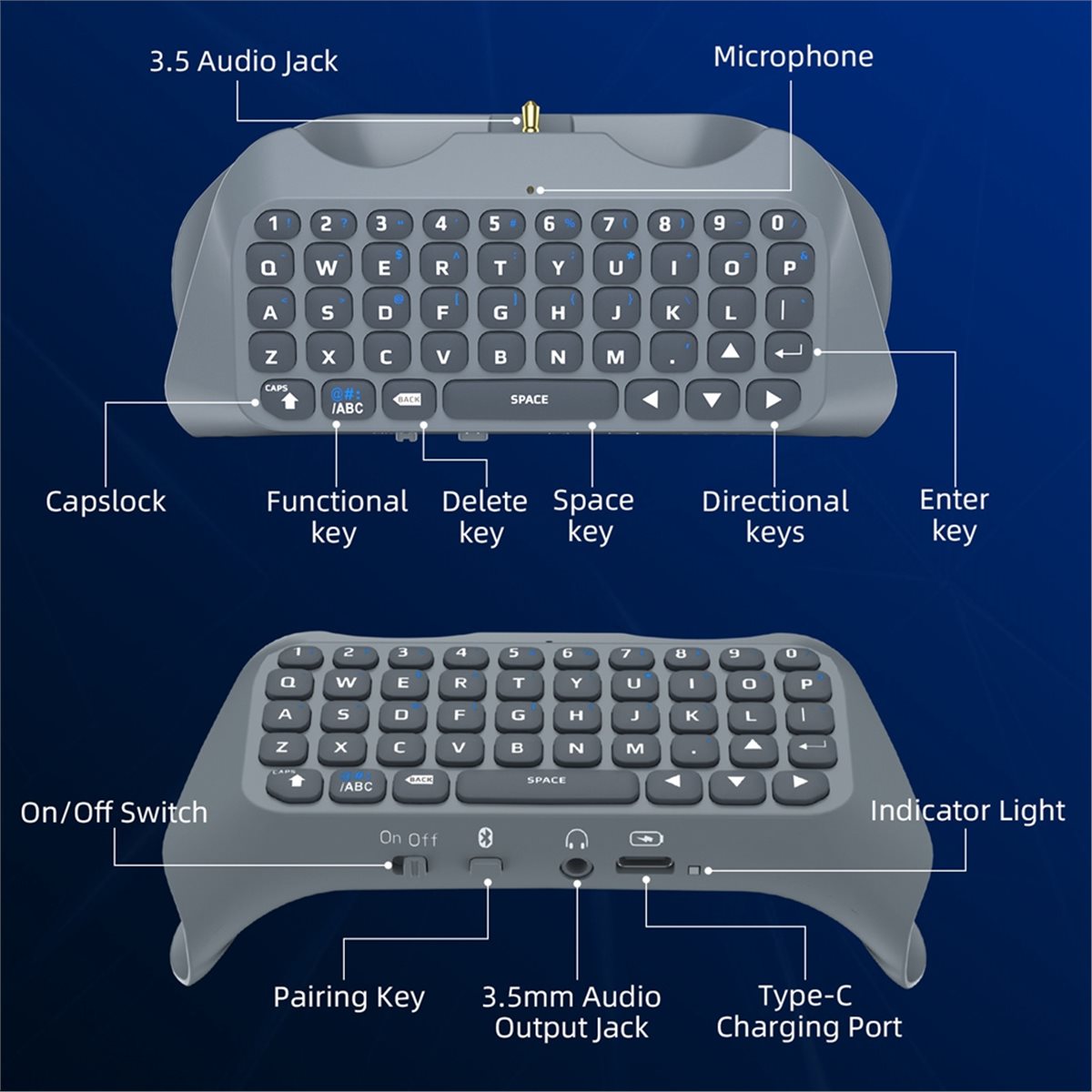 Dobrej jakości bezprzewodowa k – Gaming Keyboard Mini recenzja i cena
