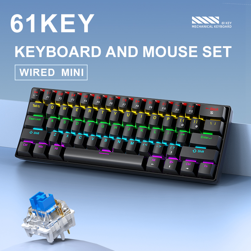 APAYADO K61 Mini Klawiatura Me – Gaming Keyboard Half recenzja i cena