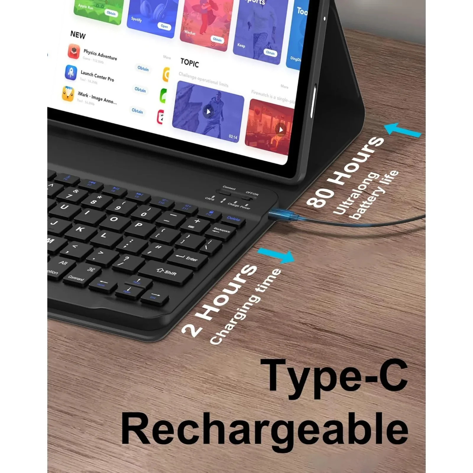 Etui z klawiaturą do tabletu H – Gaming Keyboard Wireless recenzja i cena