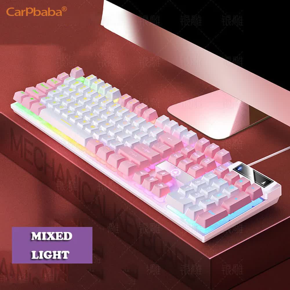 Carpbaba K500 104 klawisze USB – Gaming Keyboard Budget recenzja i cena