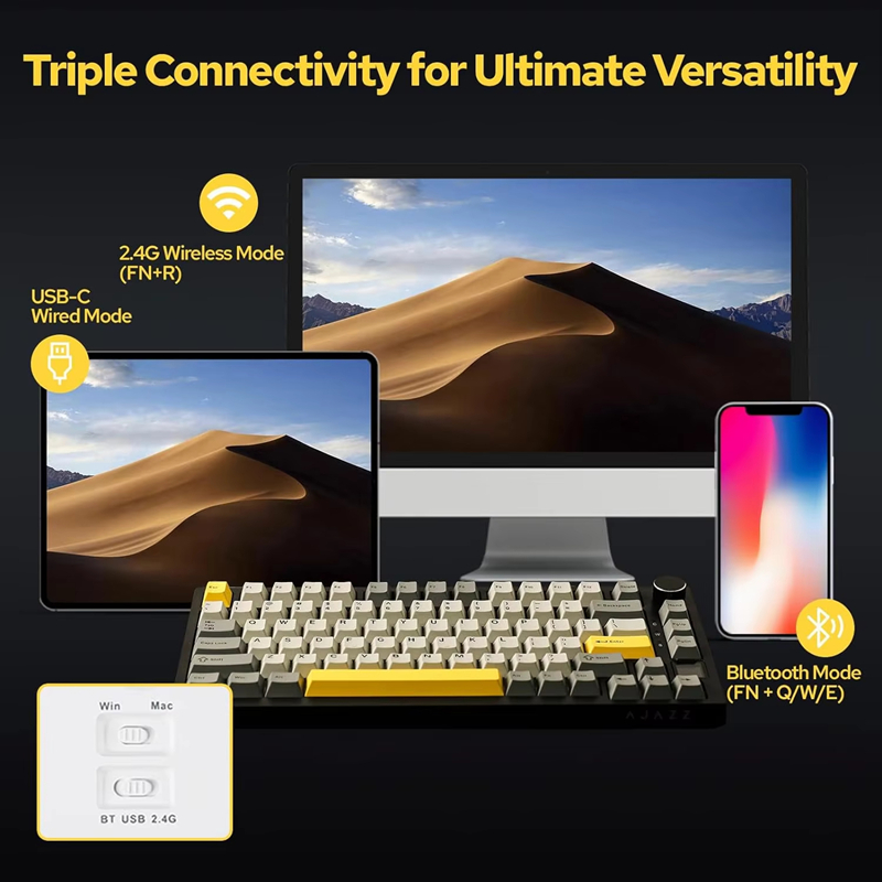 Klawiatura mechaniczna do gier – Gaming Keyboard Wireless recenzja i cena