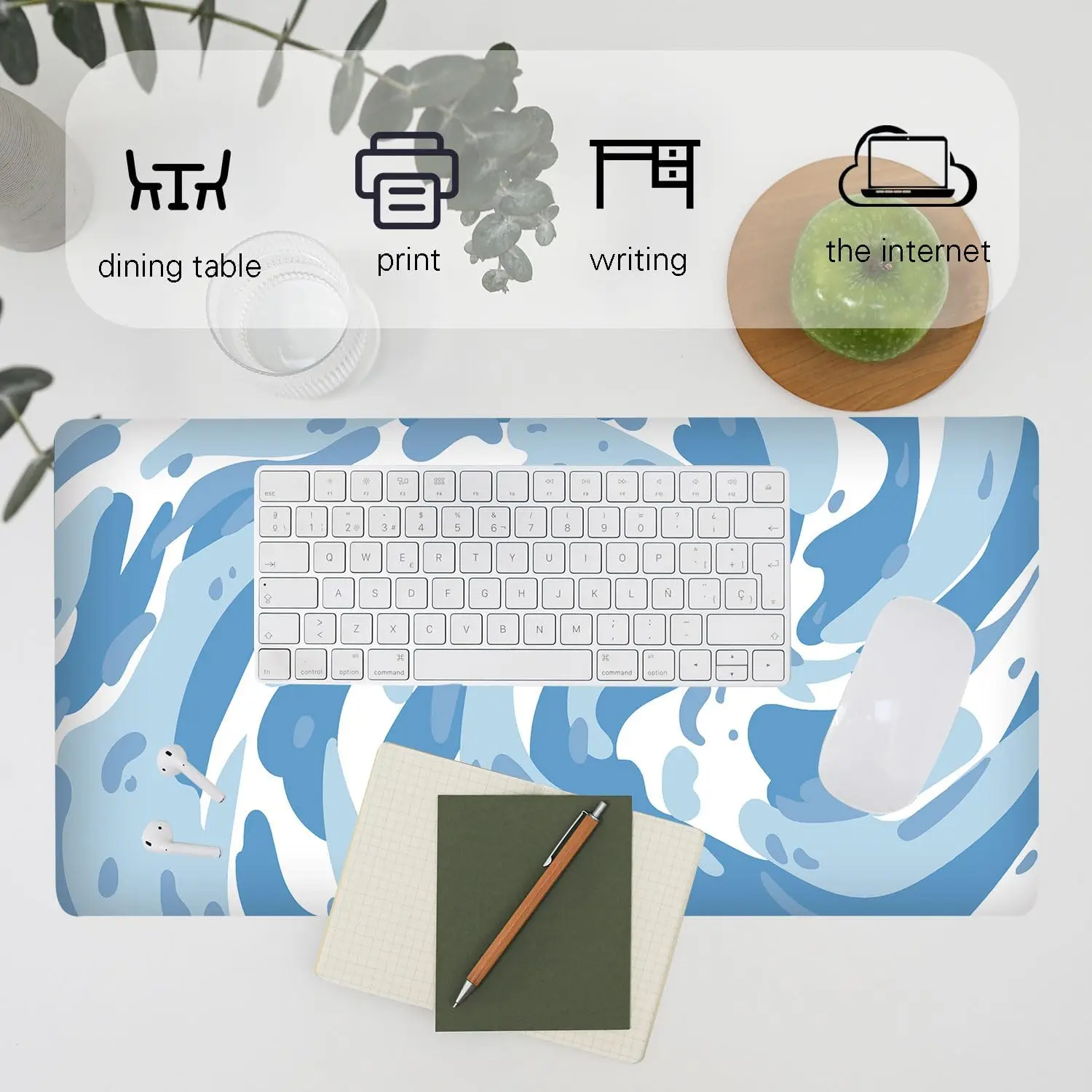 Podkładka pod mysz do gier z j – Gaming Keyboard Blue recenzja i cena