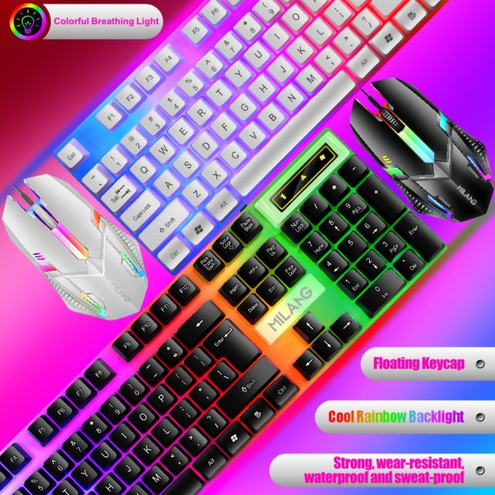 Przewodowy zestaw klawiatury i – Gaming Keyboard Mouse Set recenzja i cena