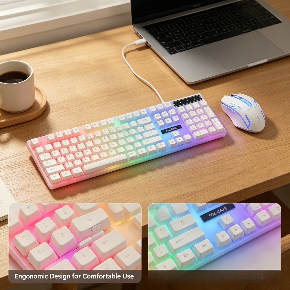 Przewodowy zestaw klawiatury i – Gaming Keyboard Mouse Set recenzja i cena