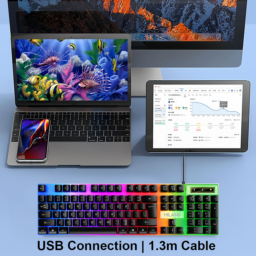 KEBIDUMEI Przewodowa klawiatur – Gaming Keyboard Budget recenzja i cena