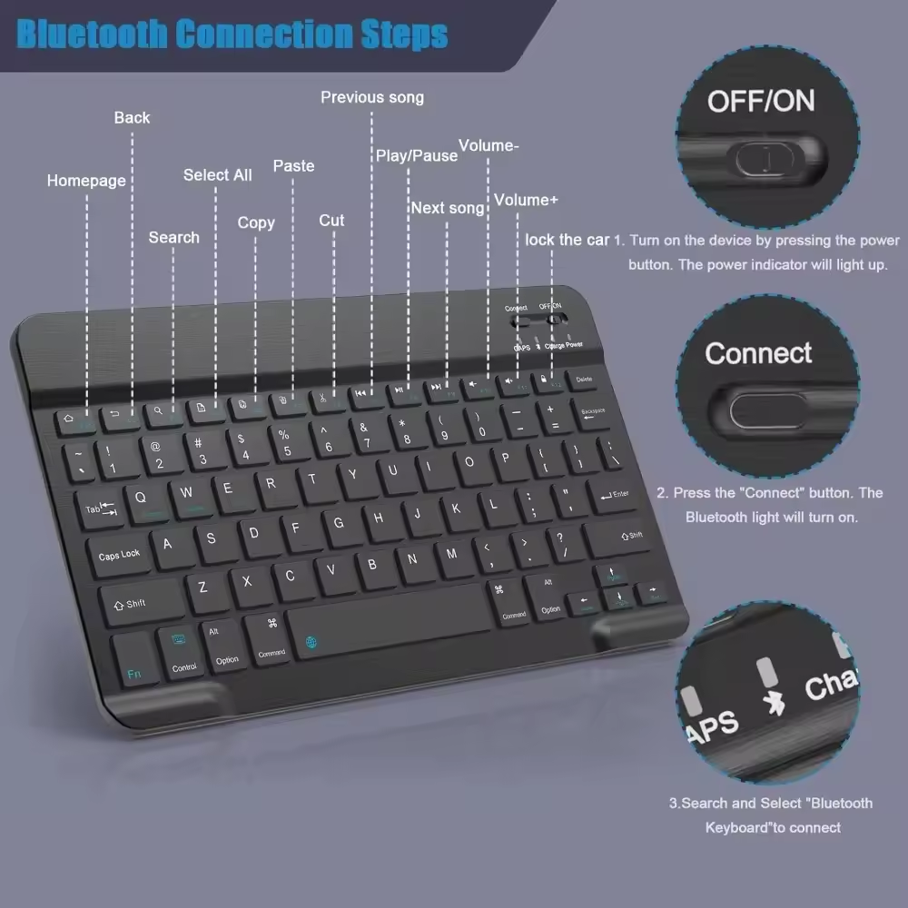Bezprzewodowa klawiatura Bluet – Gaming Keyboard Wireless recenzja i cena