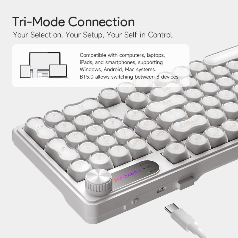 FURYCUBE IP98 Przewodowa Klawi – Gaming Keyboard Ip98 recenzja i cena