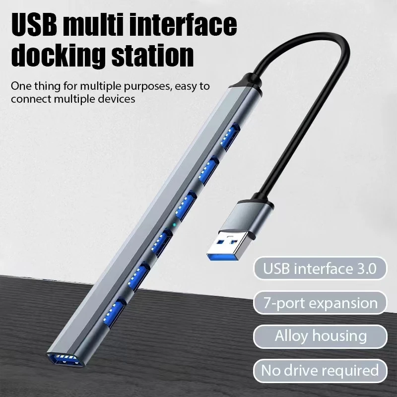 7-portowy rozdzielacz USB 3.0  – Gaming Keyboard Type C recenzja i cena