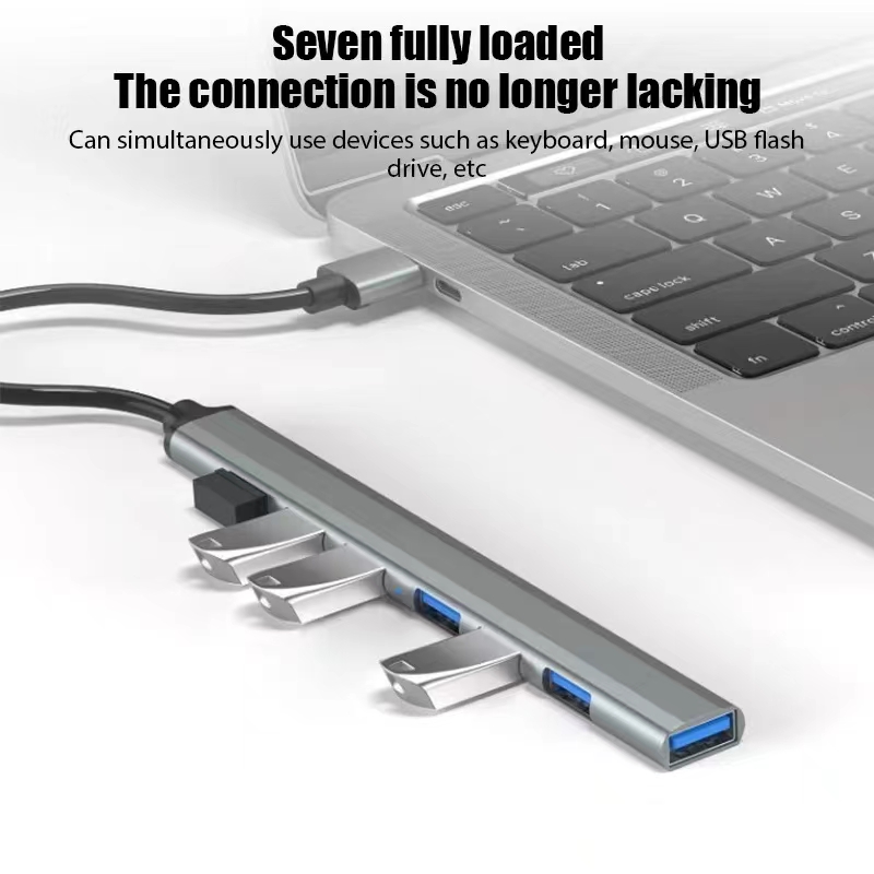 7-portowy rozdzielacz USB 3.0  – Gaming Keyboard Type C recenzja i cena