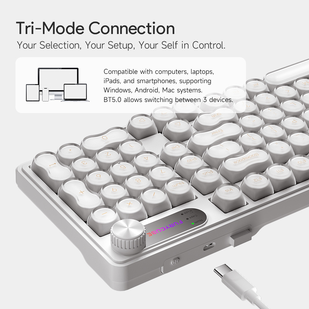 FURYCUBE IP98 Przewodowa Klawi – Gaming Keyboard Ip98 recenzja i cena