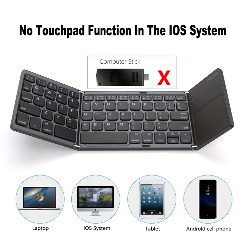 Składana klawiatura Bluetooth  – Gaming Keyboard Budget recenzja i cena