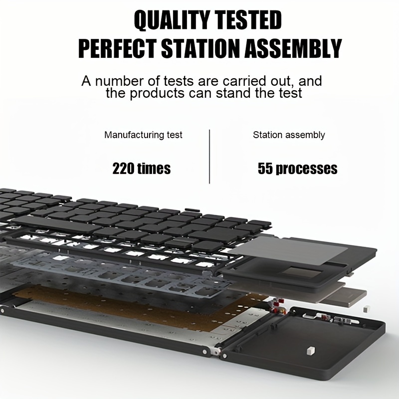 Składana klawiatura Bluetooth  – Gaming Keyboard Budget recenzja i cena