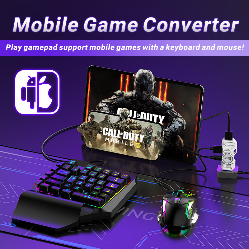 Zestaw konwertera gier mobilny – Gaming Keyboard Half recenzja i cena