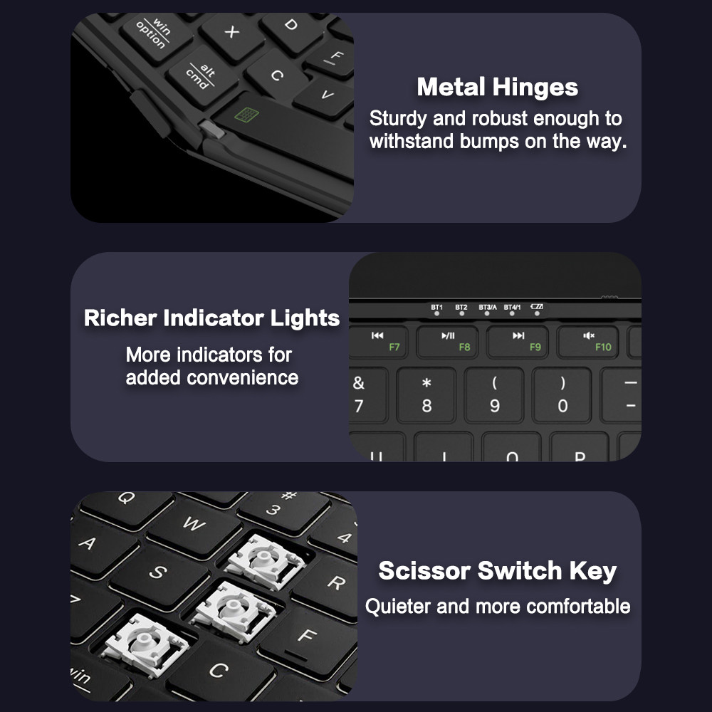Składana klawiatura Bluetooth  – Gaming Keyboard Number Pad recenzja i cena