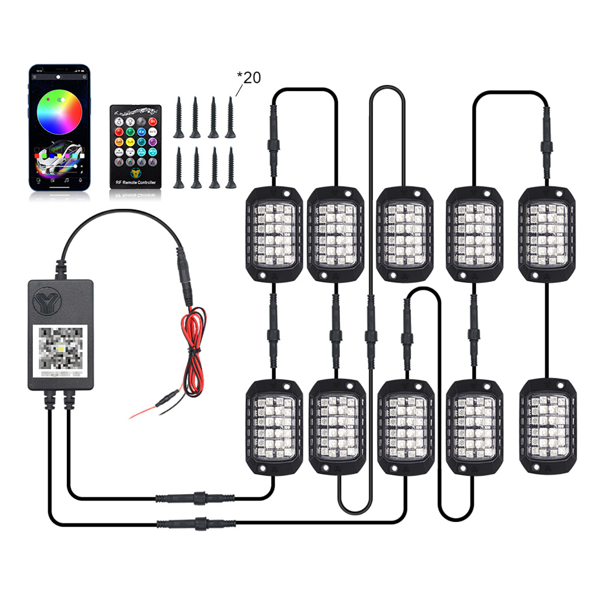 Samochodowa listwa oświetlenio – Rgb Underglow Strip recenzja i cena