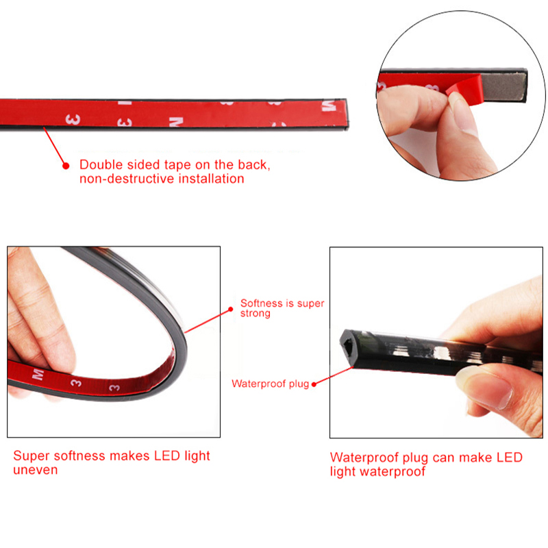 Niscarda 4 szt 12V IP65 kontro – Rgb Underglow Strip recenzja i cena